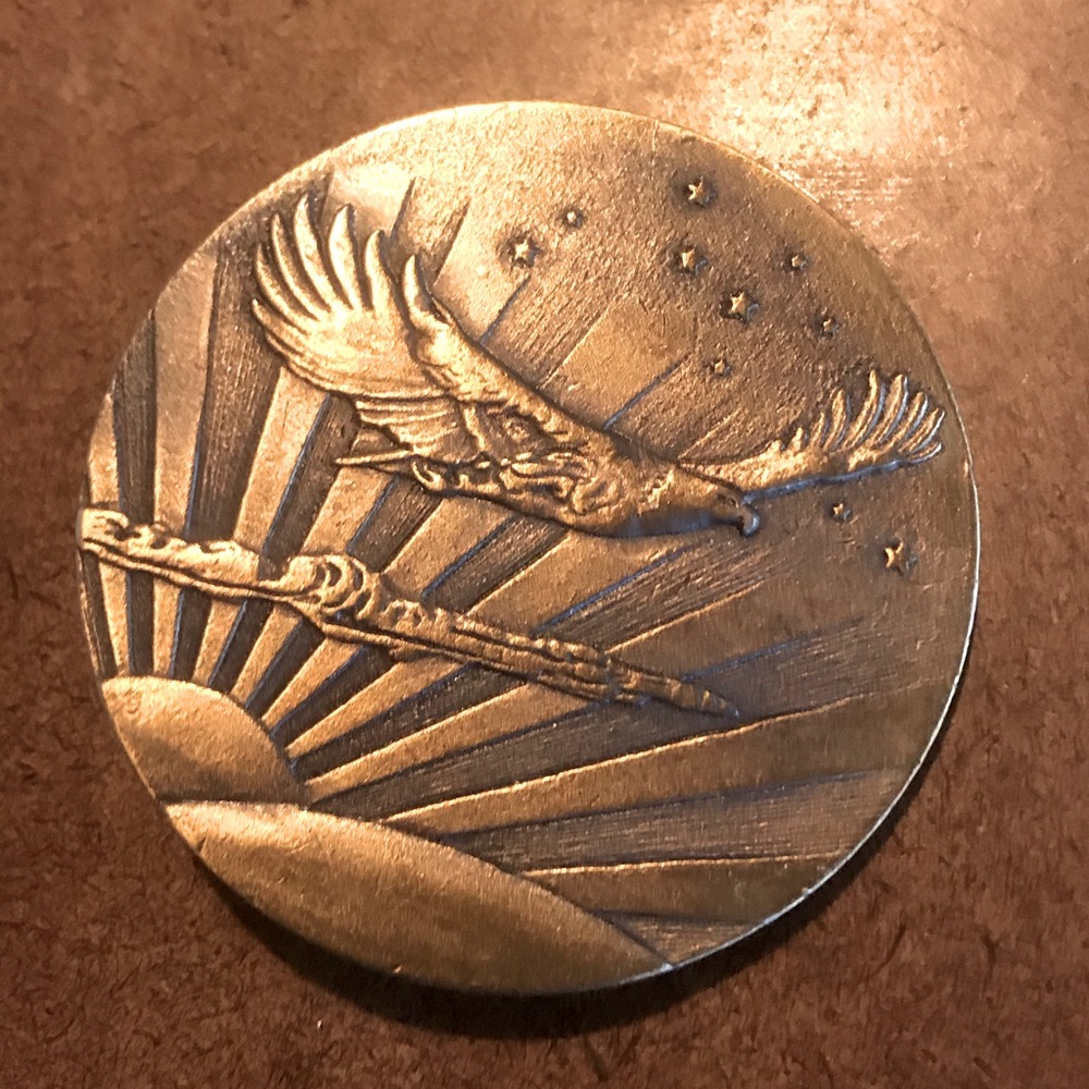 Brass belt buckle